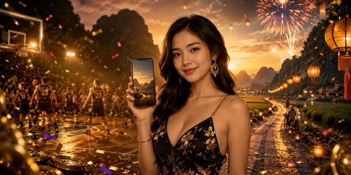 Không gian casino và cá cược thể thao sôi động tại Việt Nam với màn hình tỷ lệ kèo